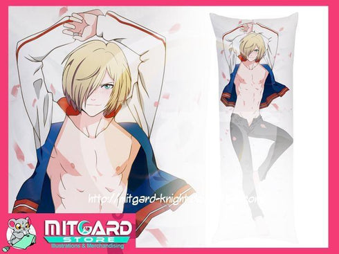YURI ON ICE!!! Yuri Plisetsky V1 Body pillow case Dakimakura - 3